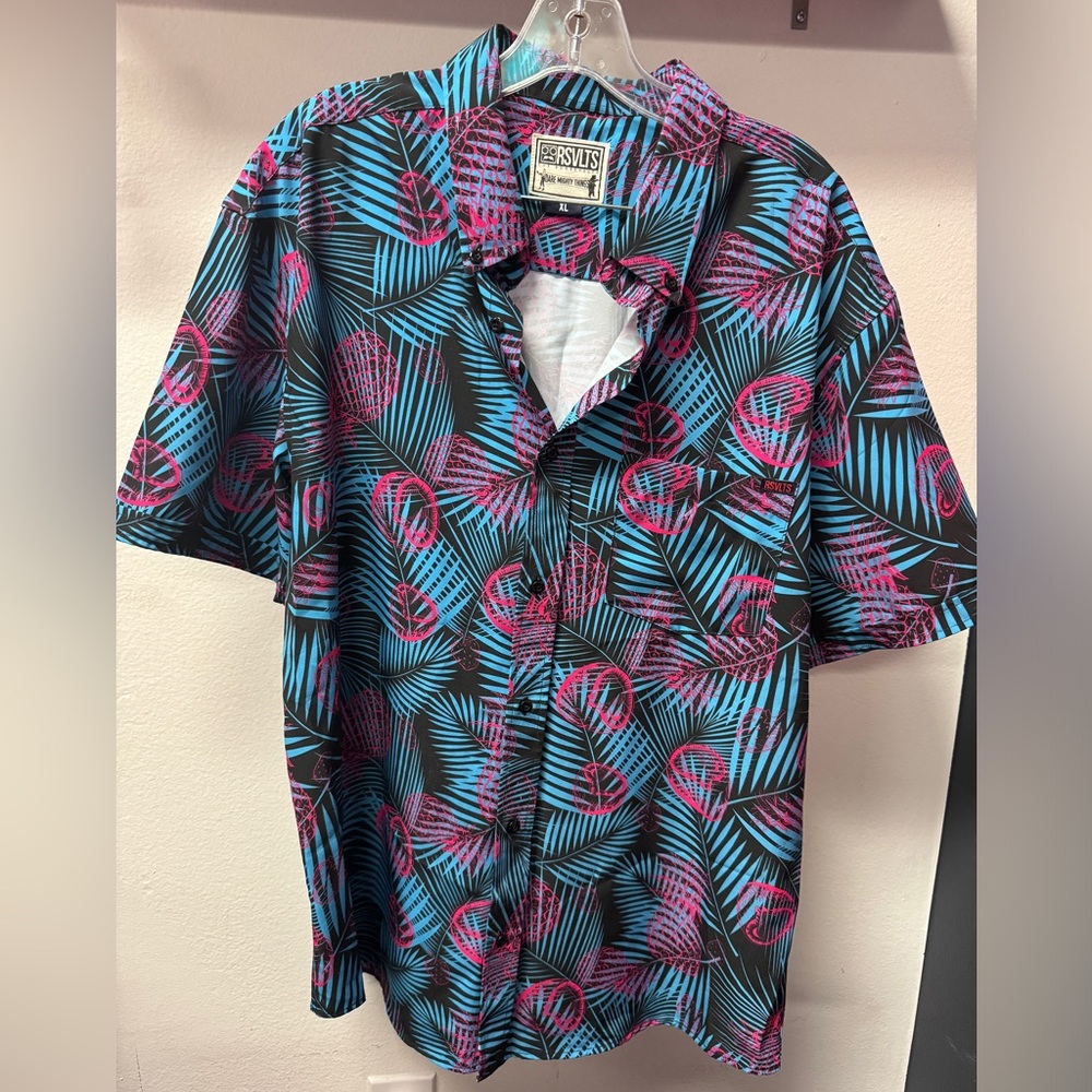 RSVLTS XL Miami Vice Kunuflex Party Shirt